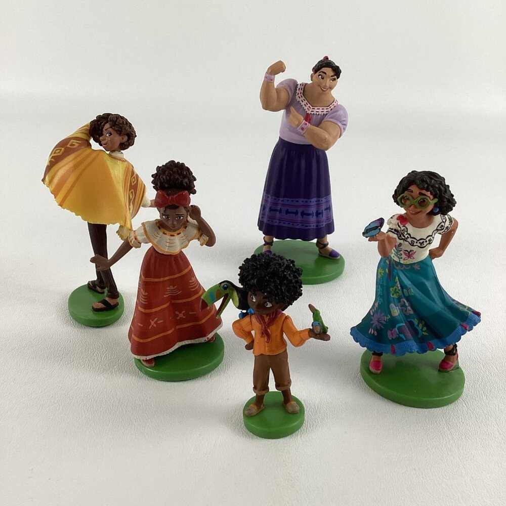 Disney Encanto Movie Collectible Figures Toppers Mirabel Madrigal Luisa Dolores